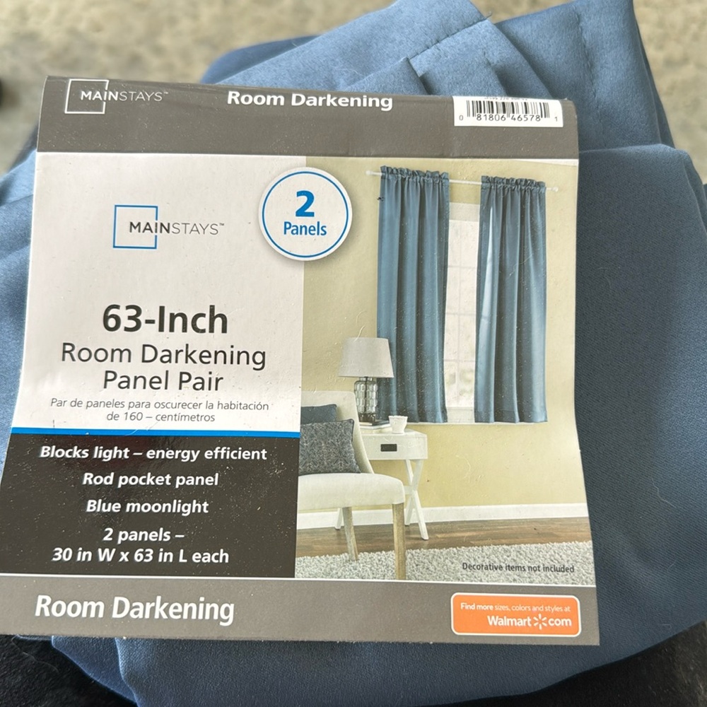 63 inch room darkening panel pair curtains